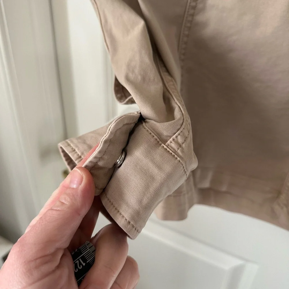 Vineyard Vines Women's Lightweight Beige Utility Jacket Size M